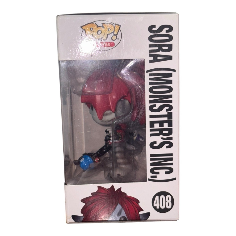 Funko POP! Games Kingdom Hearts #408 Sora Monster's Inc. Vinyl Figure BOX Damage - Picture 5 of 6